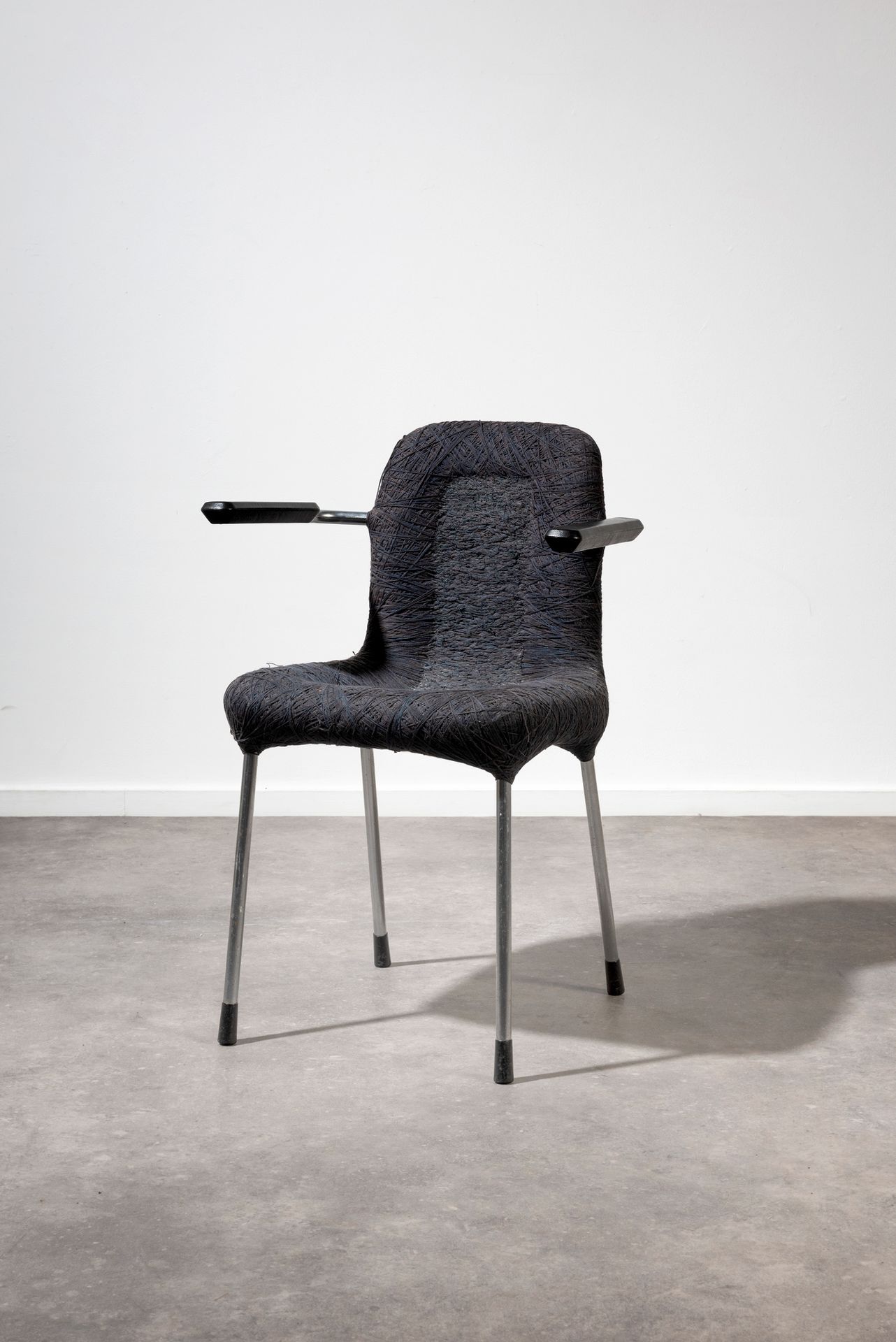 Ball chair. Armchair. Steel structure, seat and backrest…