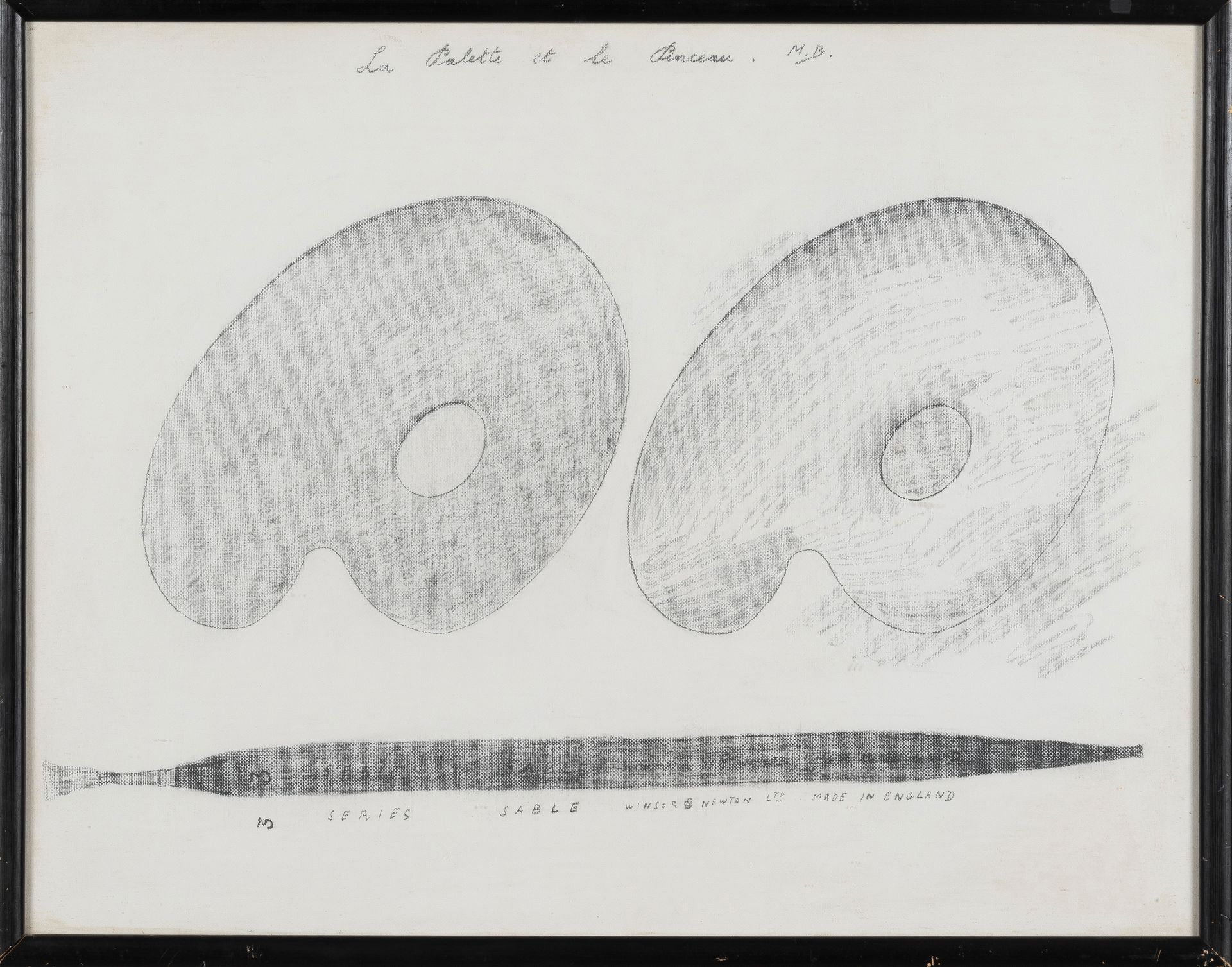 Marcel Broodthaers (1924-1976) La palette et le pinceau.
Séries sable Winsor New&hellip;