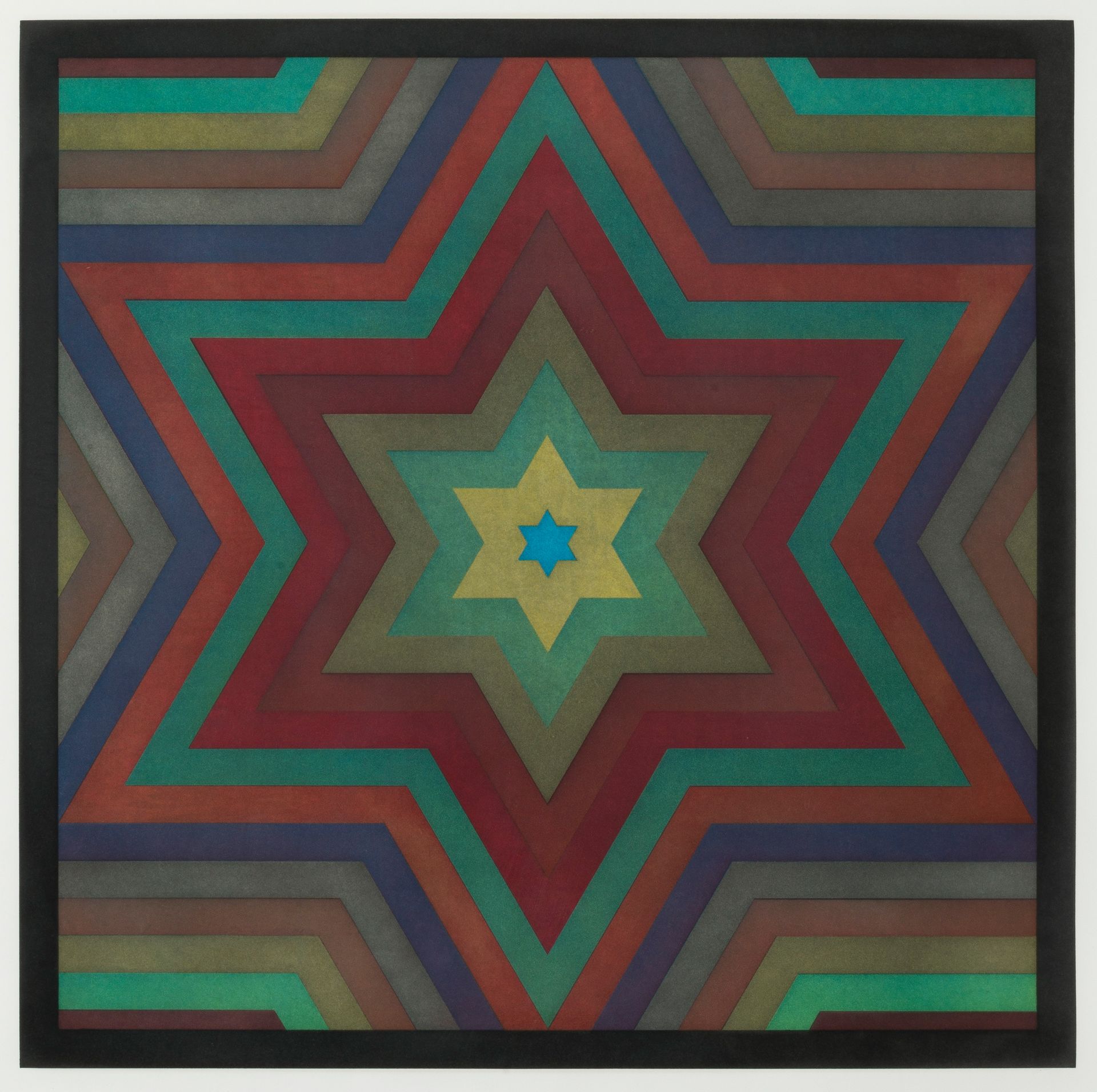 SOL LEWITT (1928-2007) Star with Color Bands, 1993.
Etching and aquatint in colo&hellip;