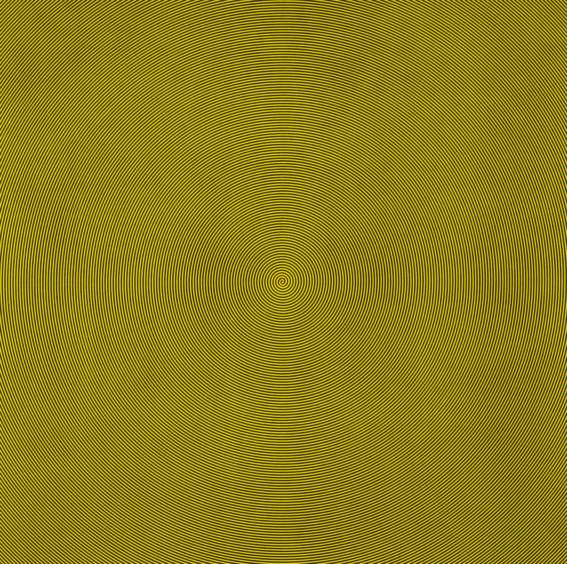 JOHN ARMLEDER (né en 1948) 无题 n°3, 2003.
(黄色的螺旋式双联画和蓝色和淡紫色的固体）。
丝网印刷在清漆铝板上。
限量20&hellip;