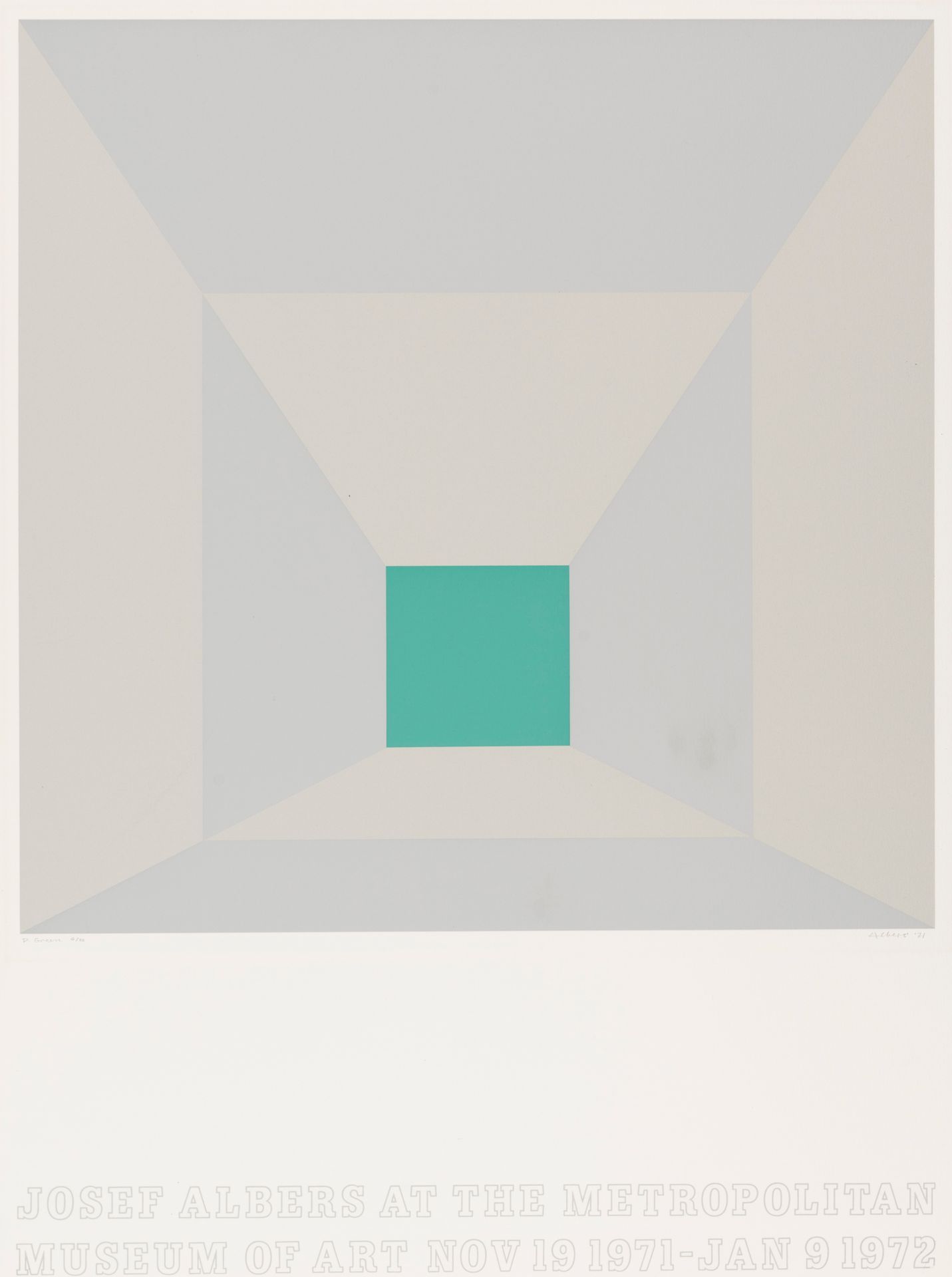 JOSEF ALBERS (1888-1976) Josef Albers at the
Metropolitan Museum of Art, P-Green&hellip;