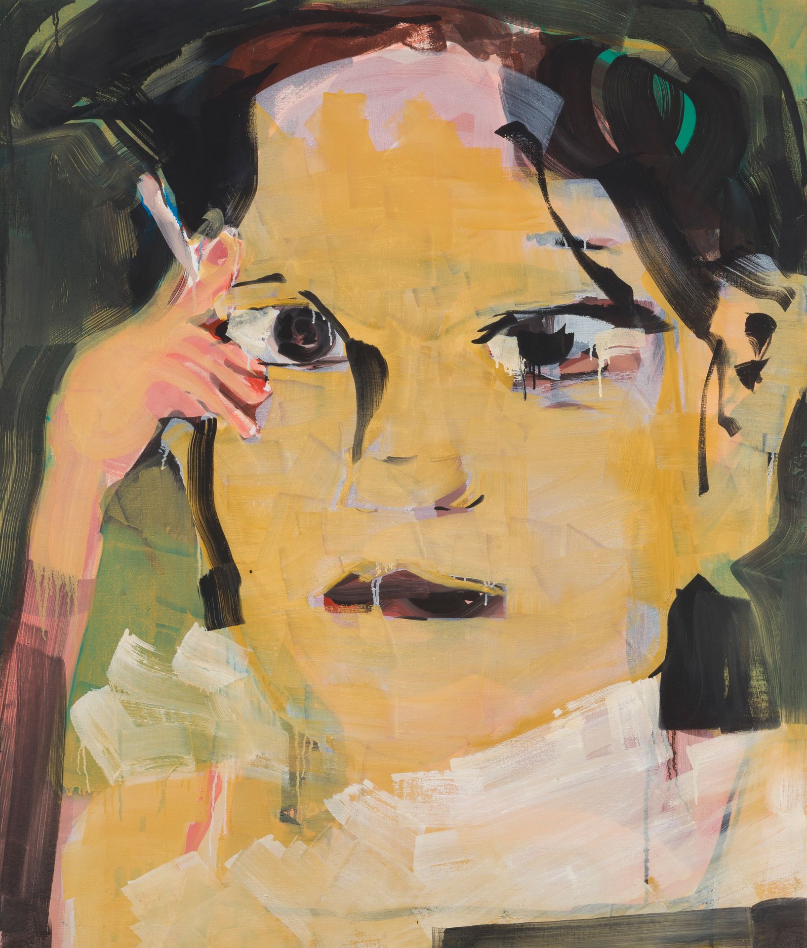 AURELIE GRAVAS (née en 1977) Betty Page, 2008.
Acrylique sur toile.
Acryl op doe&hellip;