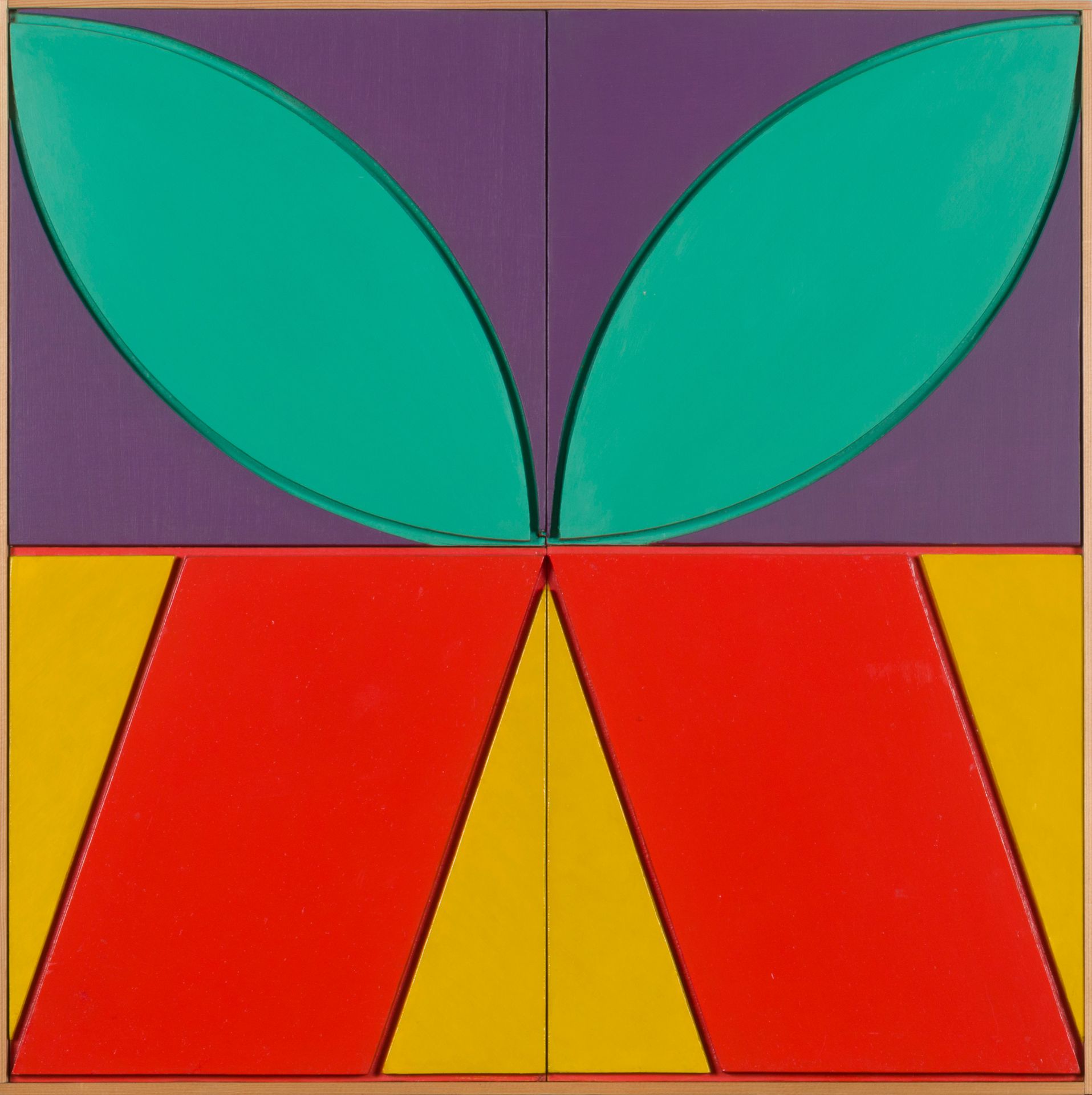 VICTOR NOEL (1916-2006) Composition, 1982.
Huile sur relief en bois.
Signée et d&hellip;