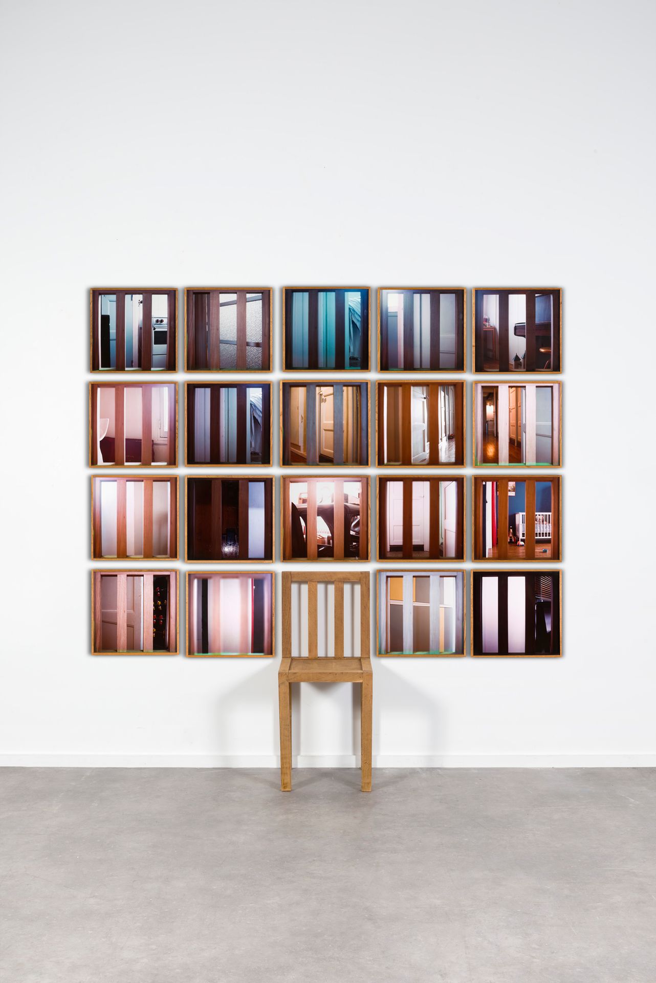 JEAN-LUC VILMOUTH (1952-2015) AR 
Ansicht eines Stuhls 1986

Installation
Holzst&hellip;