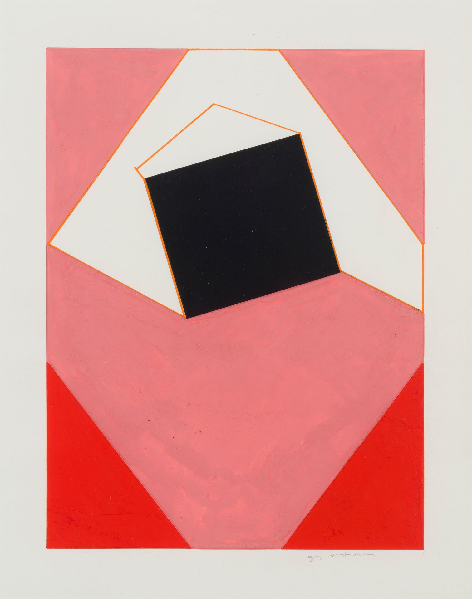 GUY VANDENBRANDEN (1926-2014) AR 
Composition abstraite

Signé en bas à droite
G&hellip;