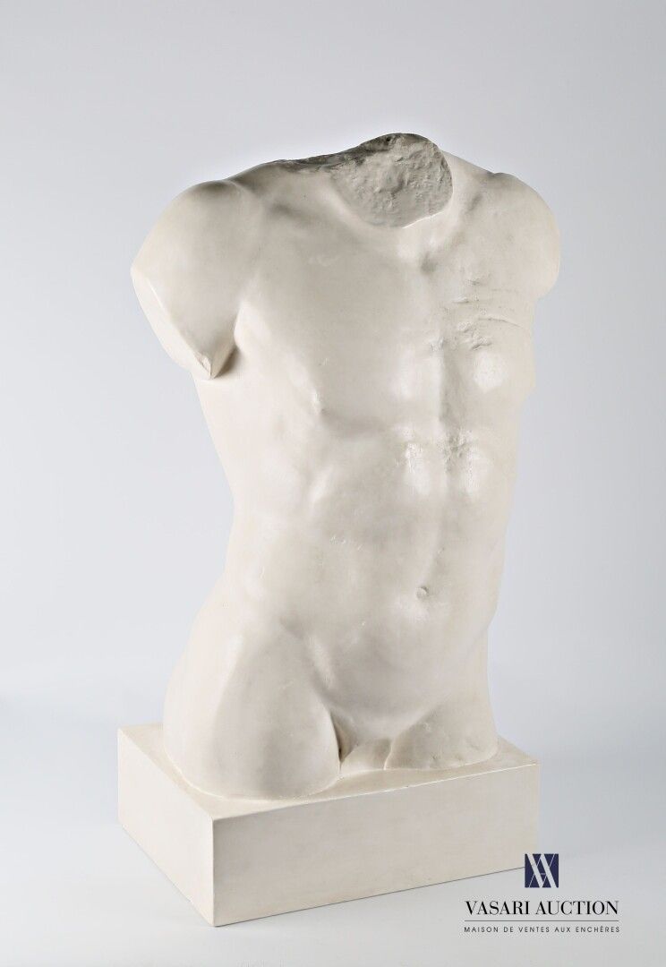Null Reproduction en plâtre d'un buste d'homme sur socle

Cachet MRAH - KMKG - B&hellip;
