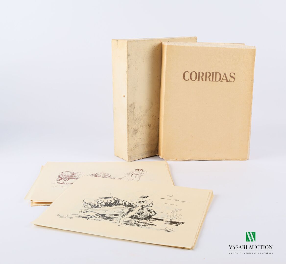 Null LEAL Juan - Corridas - Burdeos Pechade 1950 - un gran volumen in-8° - rústi&hellip;