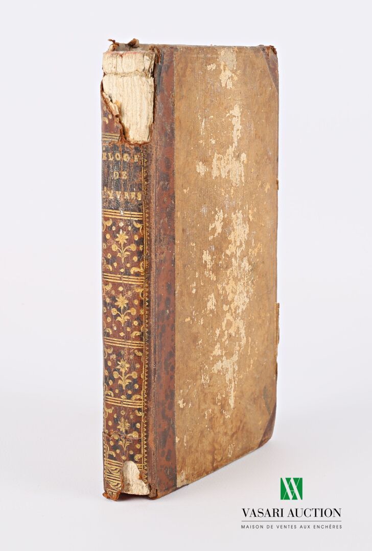 Null ANONYMOUS - Éloge de l'ivresse - Autrecht Henri SChouten 1716 - 一卷16° - 半小牛&hellip;