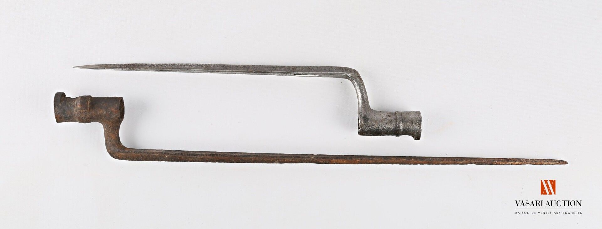 Null Baïonnette à douille type 1822, lame ramenée à 30 cm, douille de 64 mm, 22 &hellip;