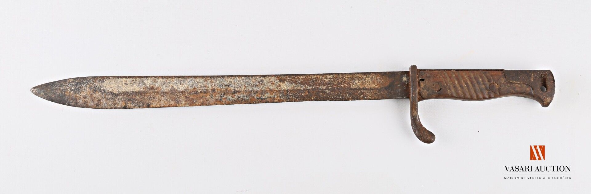 Null 德国98/05型刺刀MAUSER，35.9厘米鲤鱼舌刀，SF，LT 49.1厘米，磨损，普遍氧化，丢失

德国 - 第一次世界大战期间