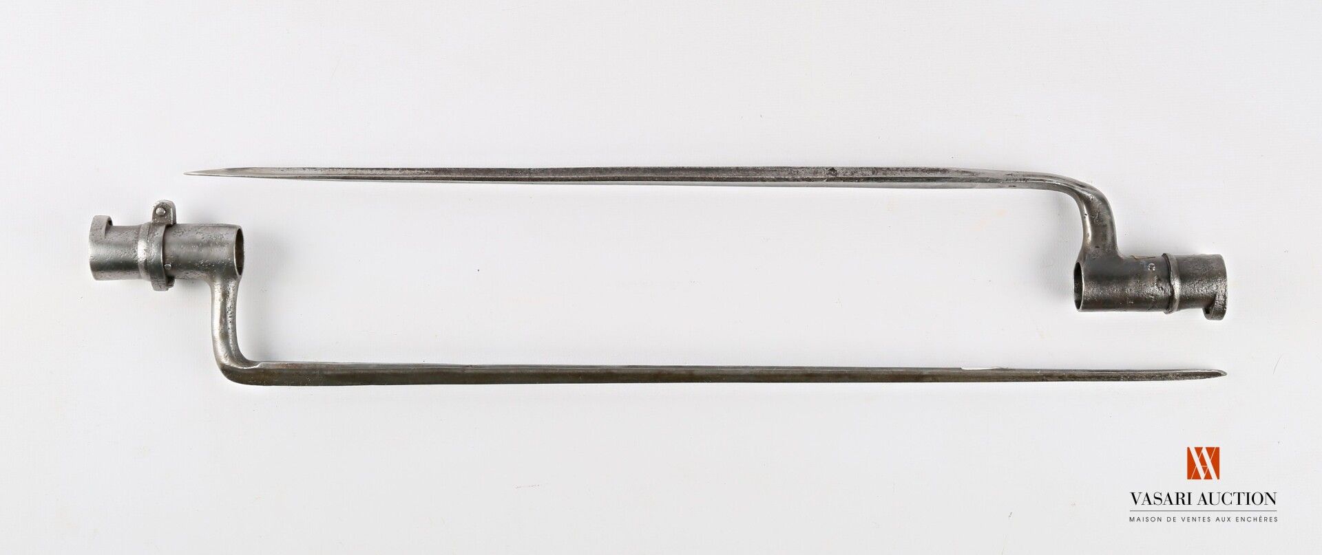 Null 1847型插座刺刀，刀片43厘米，插座66毫米，22毫米，磨损，氧化，SF，TL 48.5厘米，附带一个插座刺刀，刀片46.5厘米，插座67毫米，22&hellip;