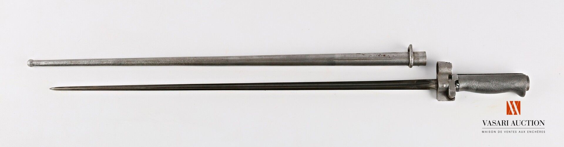 Null Baïonnette LEBEL modèle 1886 M.15, lame cruciforme de 51,9 cm, marquée au t&hellip;