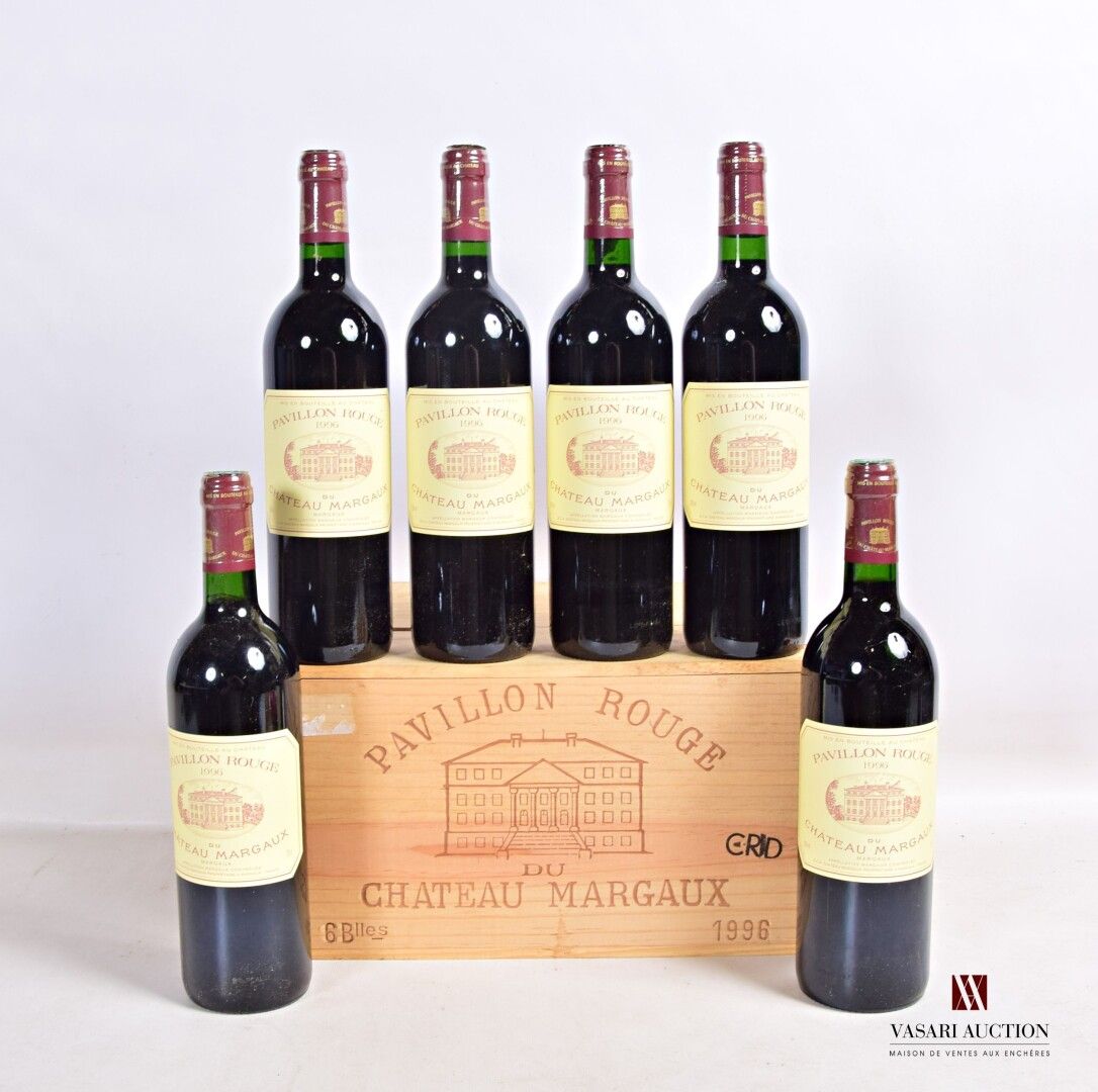 Null 6 Flaschen PAVILLON ROUGE du CH. MARGAUX Margaux GCC 1996

	Einwandfreier Z&hellip;