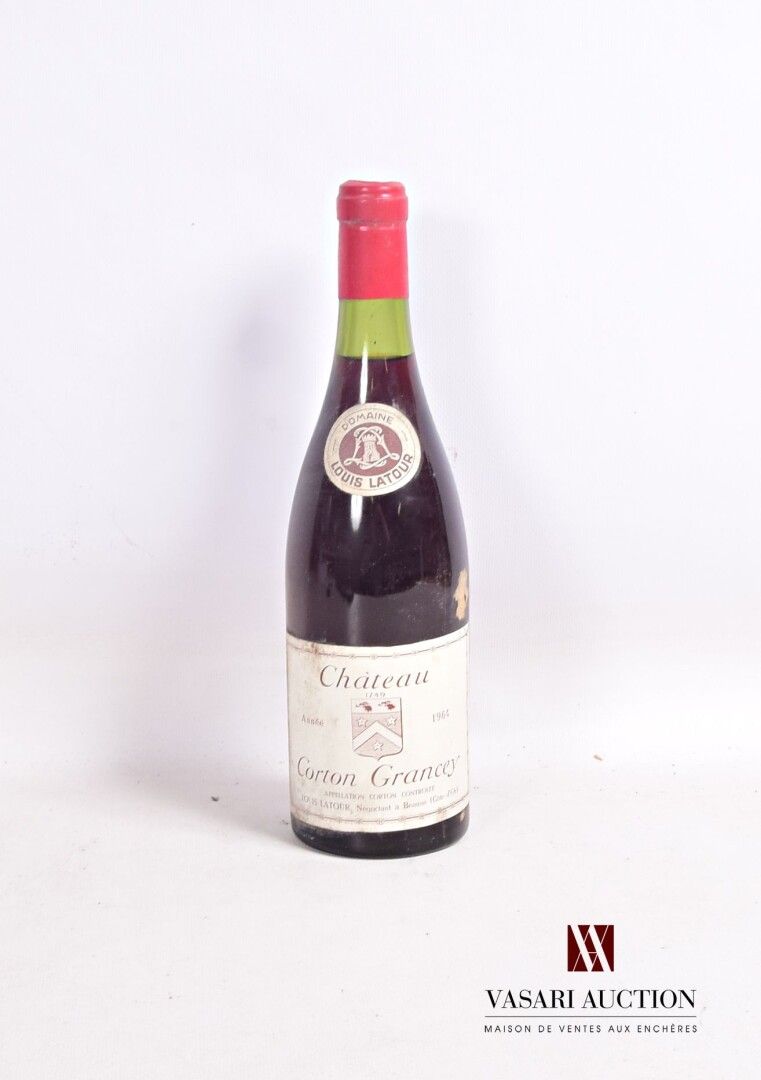 Null CORTON GRANCEY酒庄葡萄酒1瓶。路易-拉图底片，1964年

	染色等。N：2.5厘米。