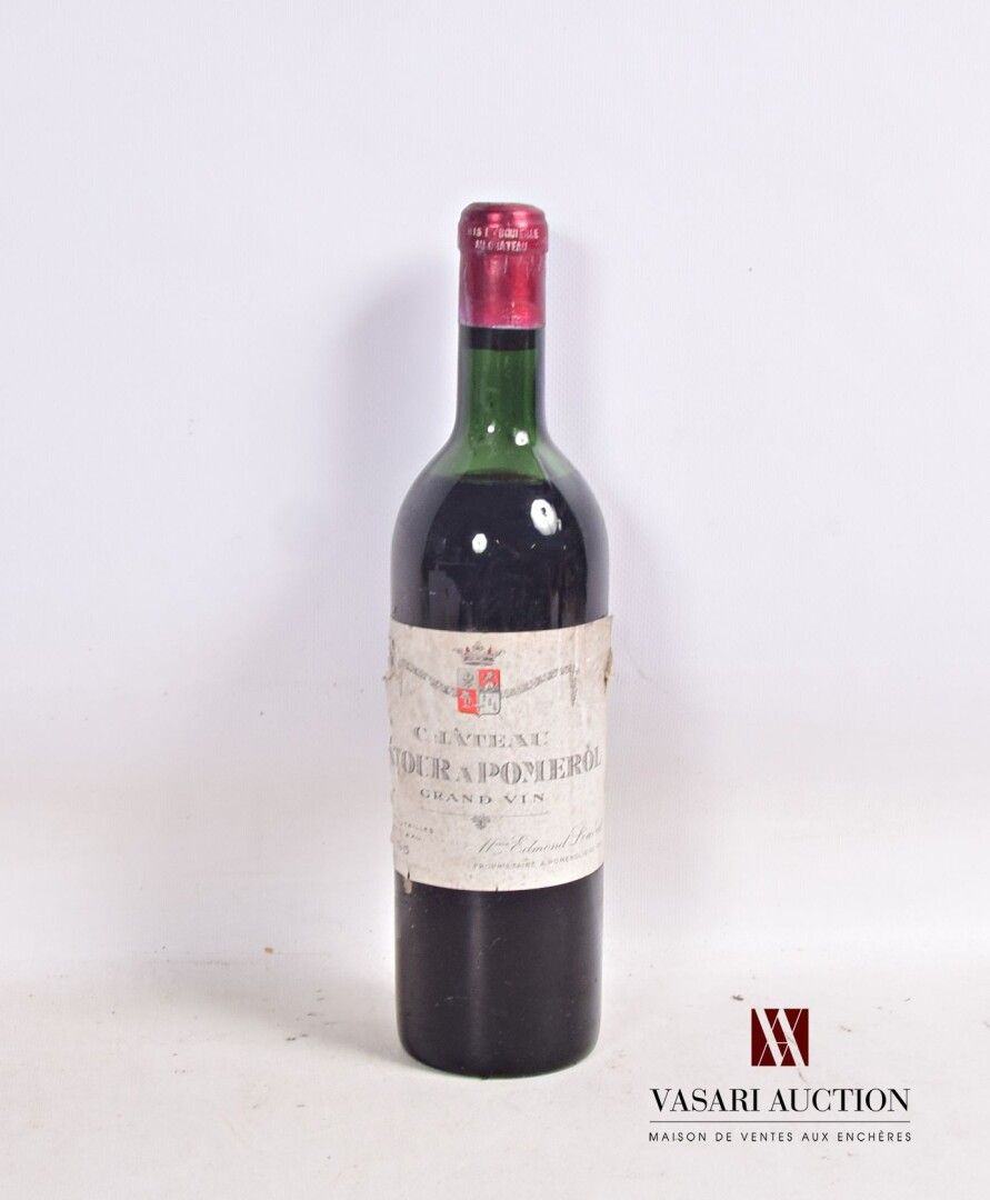 Null 1 botella Château LATOUR A POMEROL Pomerol 1955

	Et. Manchado y rasgado. N&hellip;