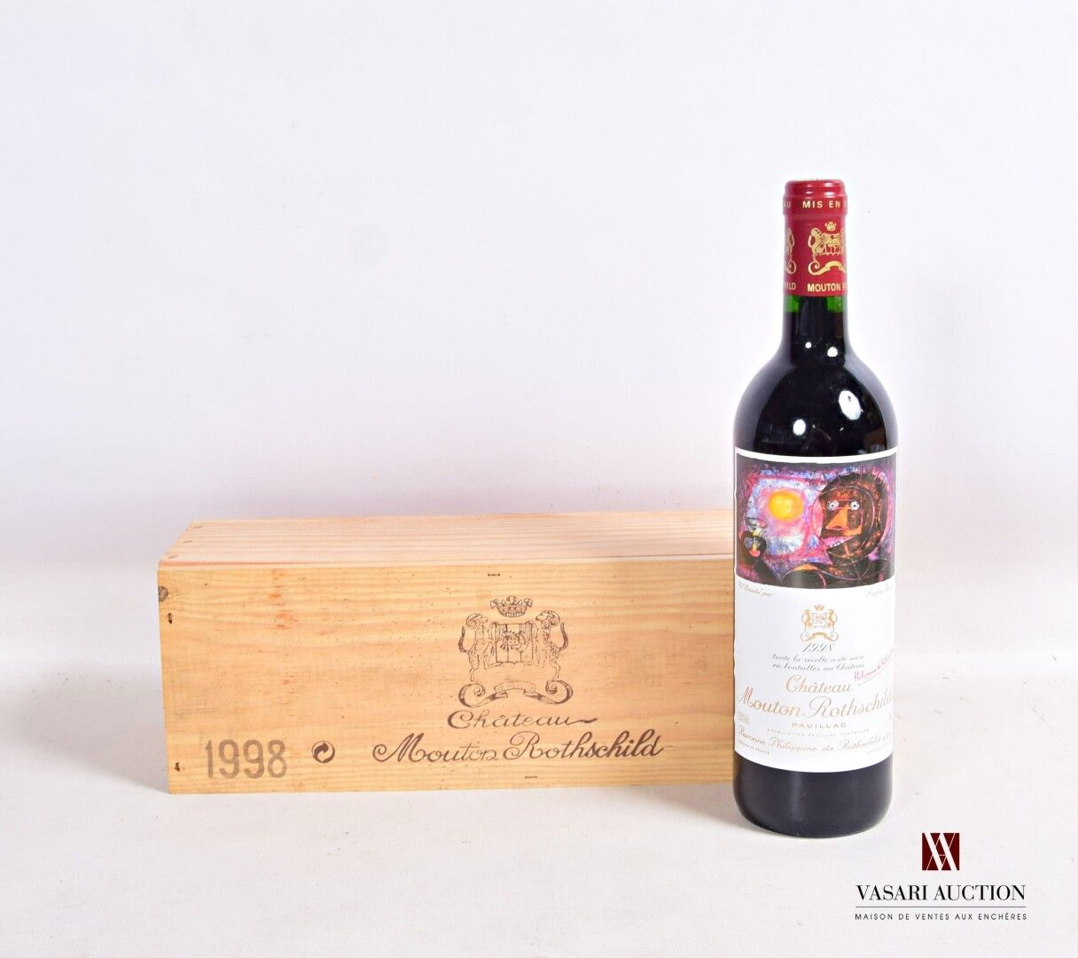 Null 1 botella Château MOUTON ROTHSCHILD Pauillac 1er GCC 1998

	Et. De Rufino T&hellip;