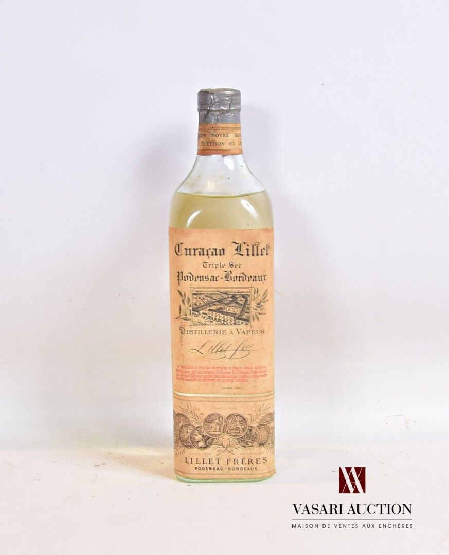 Null 1 bottle Curaçao LILLET Triple Sec (Distillerie à Vapeur) set LILLET Frères&hellip;