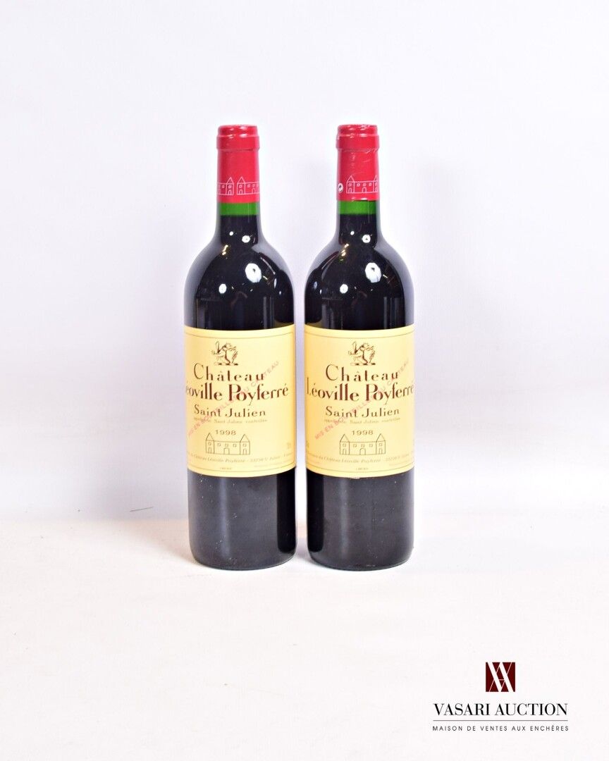 Null 2 bouteilles	Château LÉOVILLE POYFERRÉ	St Julien GCC	1998

	Et. Impeccables&hellip;
