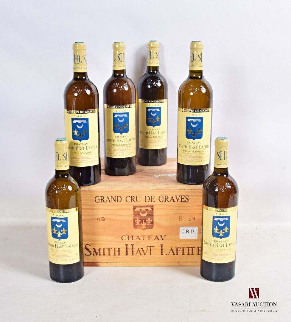 Null 6 Flaschen Château SMITH HAUT LAFITTE Graves weiß 1999

	Präsentation, Nive&hellip;
