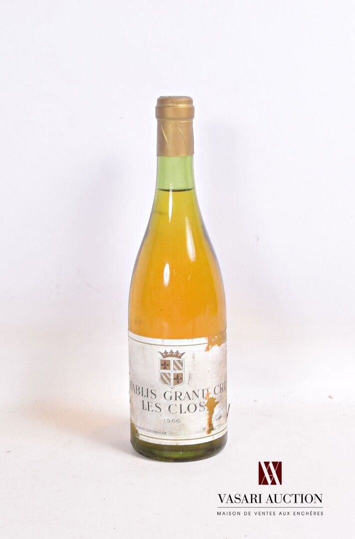 Null 1 bouteille	CHABLIS GC Les Clos mise Nicolas		1966

	Et. Fanée, tachée et d&hellip;