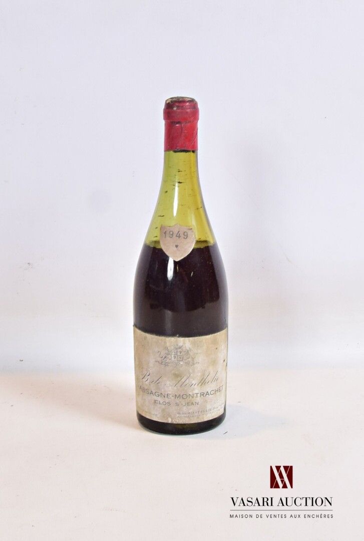 Null 1 bottle CHASSAGNE MONTRACHET Clos St Jean mise B. De Monthelie Prop. 1949
&hellip;