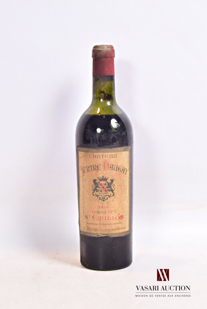 Null 1 botella Château TERTRE DAUGAY St Emilion GCC 1953

	Descolorido y muy man&hellip;