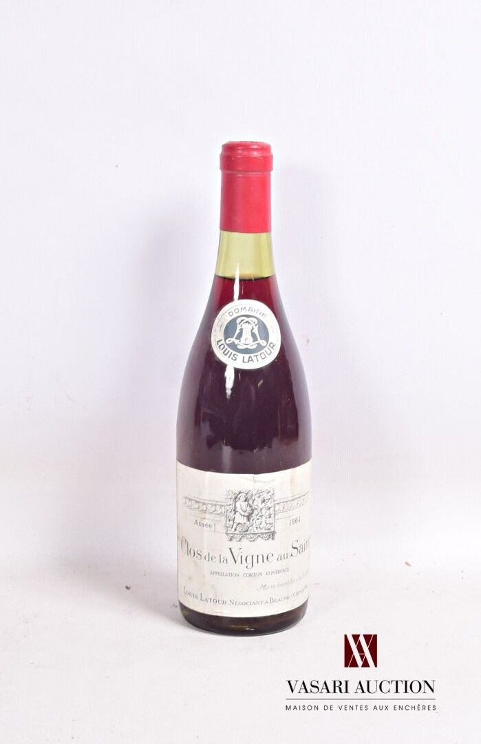 Null 1 botella CORTON Clos de la Vigne au Saint mise L. Latour neg. 1964

	Y. Un&hellip;