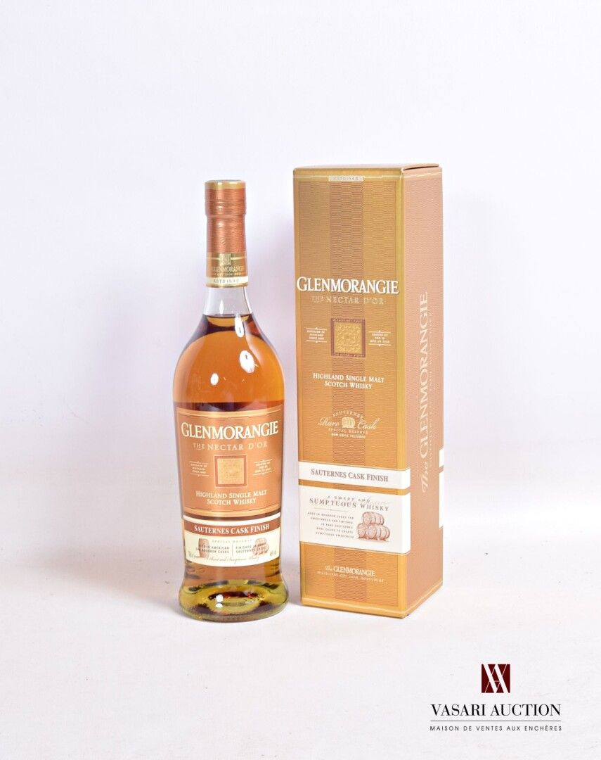Null 1瓶高地单一麦芽苏格兰威士忌GLENMORANGIE "The Nectar d'Oré"。

	苏玳酒桶装，70 cl - 46°。介绍和水平，无可&hellip;