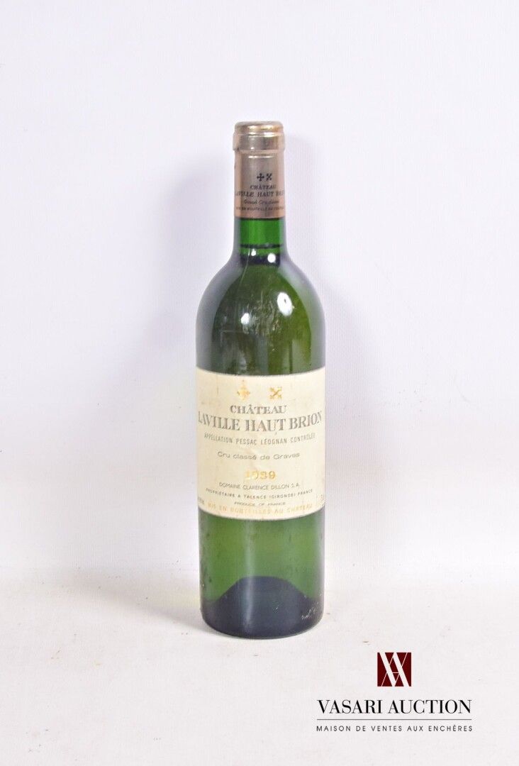 Null 1 botella Château LAVILLE HAUT BRION Graves CC 1989

	Manchado et. N: cuell&hellip;