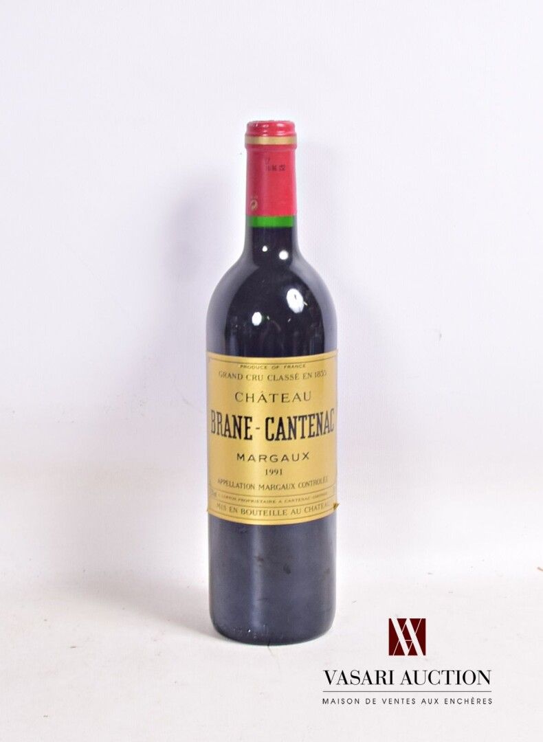 Null 1 botella Château BRANE CANTENAC Margaux GCC 1991

	Presentación y nivel, i&hellip;
