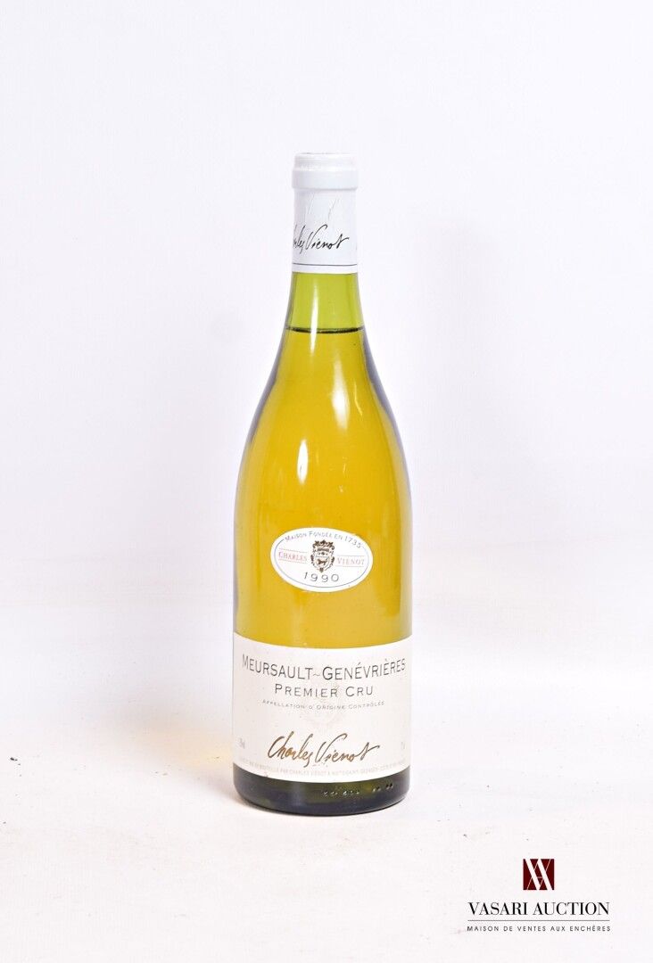Null 1 bottle MEURSAULT GENÉVRIÈRES 1er Cru mise Charles Viénot nég. 1990

	And.&hellip;
