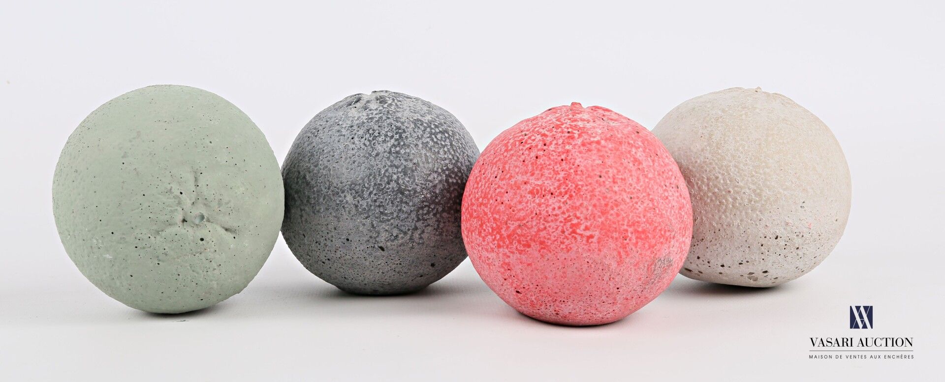 Null PASSANITI Francesco (born in 1952)

Set of four sculptures "Fruits" in tint&hellip;