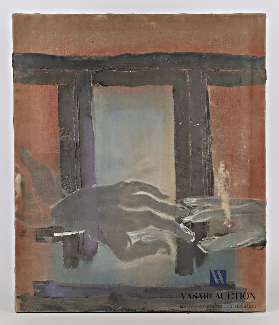 Null 帕萨尼蒂-弗朗西斯科（生于1952年

双手合十

布面油画

60,5 x 50 cm
