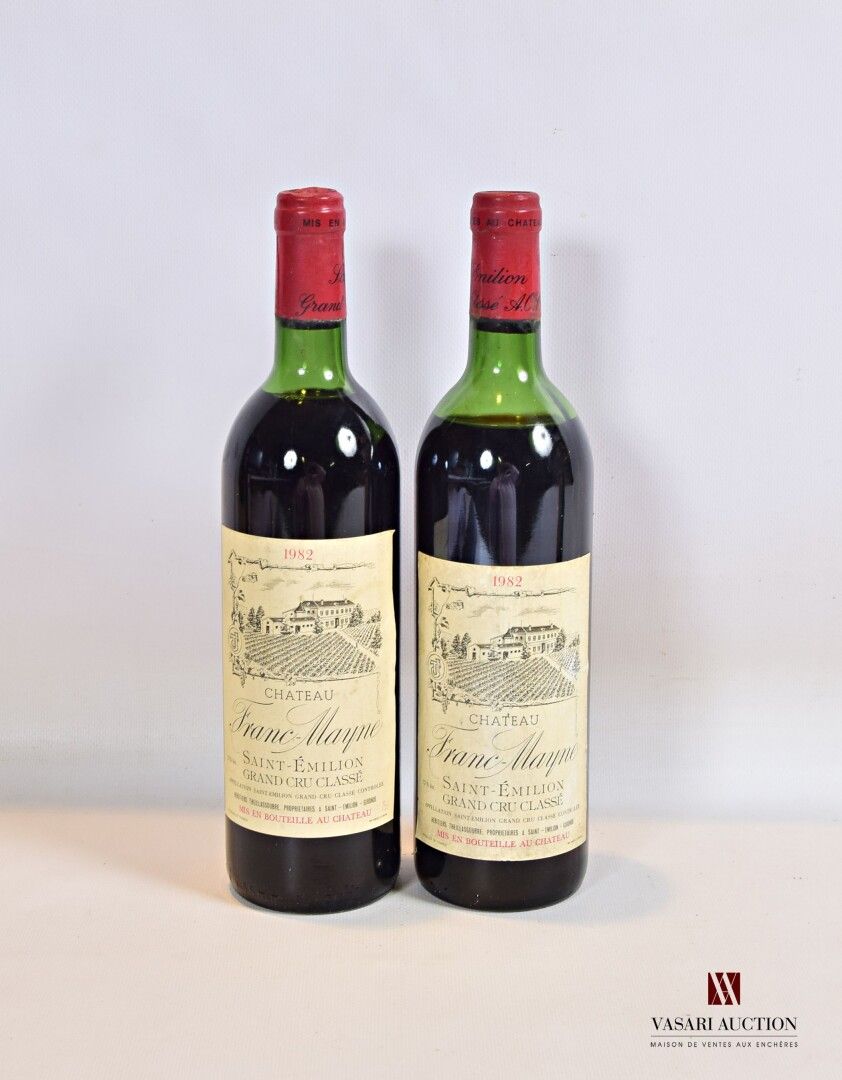 Null 2 bottles Château FRANC MAYNE St Emilion GCC 1982

	And. A little stained. &hellip;