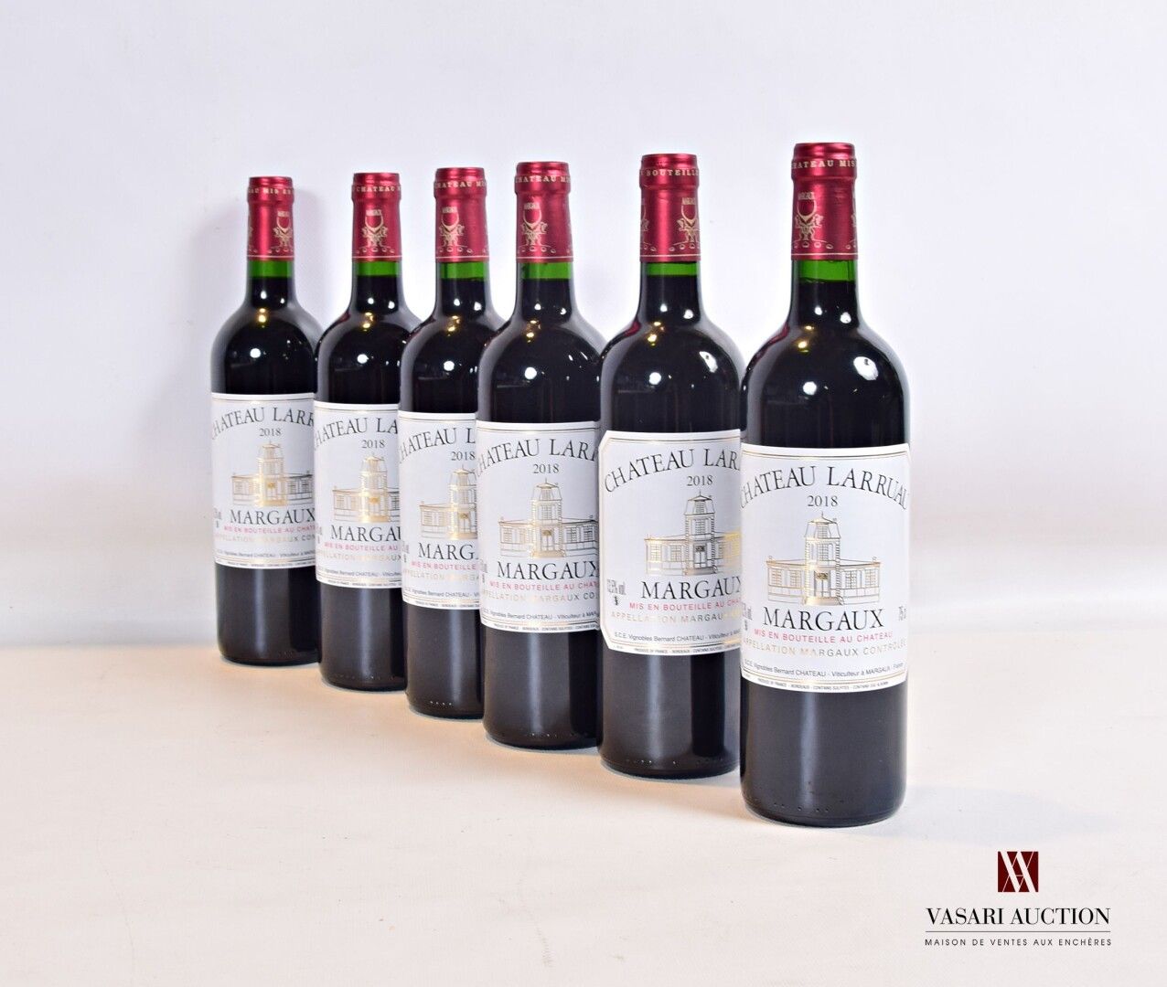 Null 6 bottiglie Château LARRUAU Margaux 2018

	Presentazione e livello, impecca&hellip;