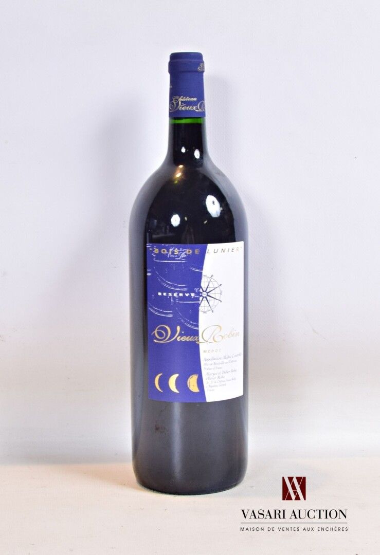Null 罗宾酒庄 "Bois de Lunier "储备酒1瓶，1999年，梅多克CB级

	无可挑剔的表现、水平和色彩。在丝绸纸上。