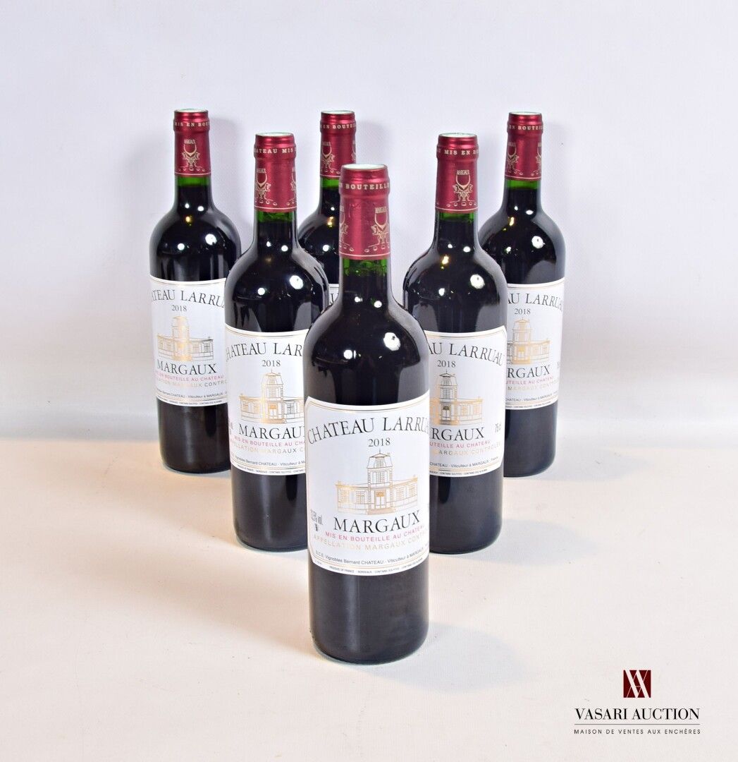 Null 6 bouteilles	Château LARRUAU	Margaux	2018

	Présentation et niveau, impecca&hellip;