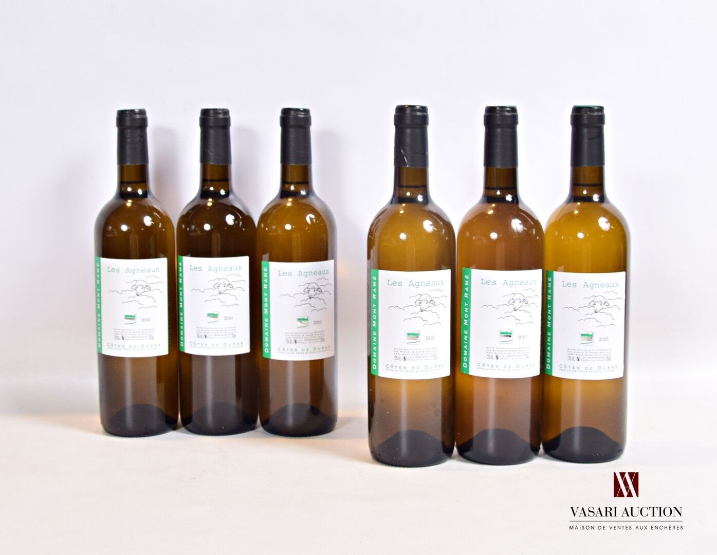 Null 6 bouteilles	Domaine MONT RAMÉ blanc "Les Agneaux"	Côtes de Duras	2010

	Pr&hellip;