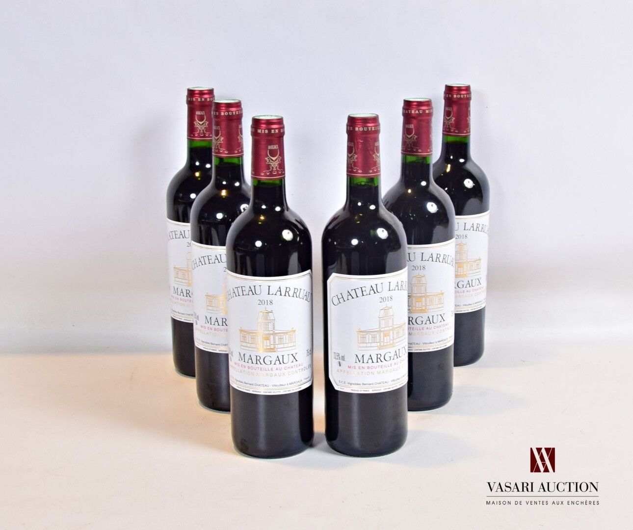 Null 6 bottiglie Château LARRUAU Margaux 2018

	Presentazione e livello, impecca&hellip;