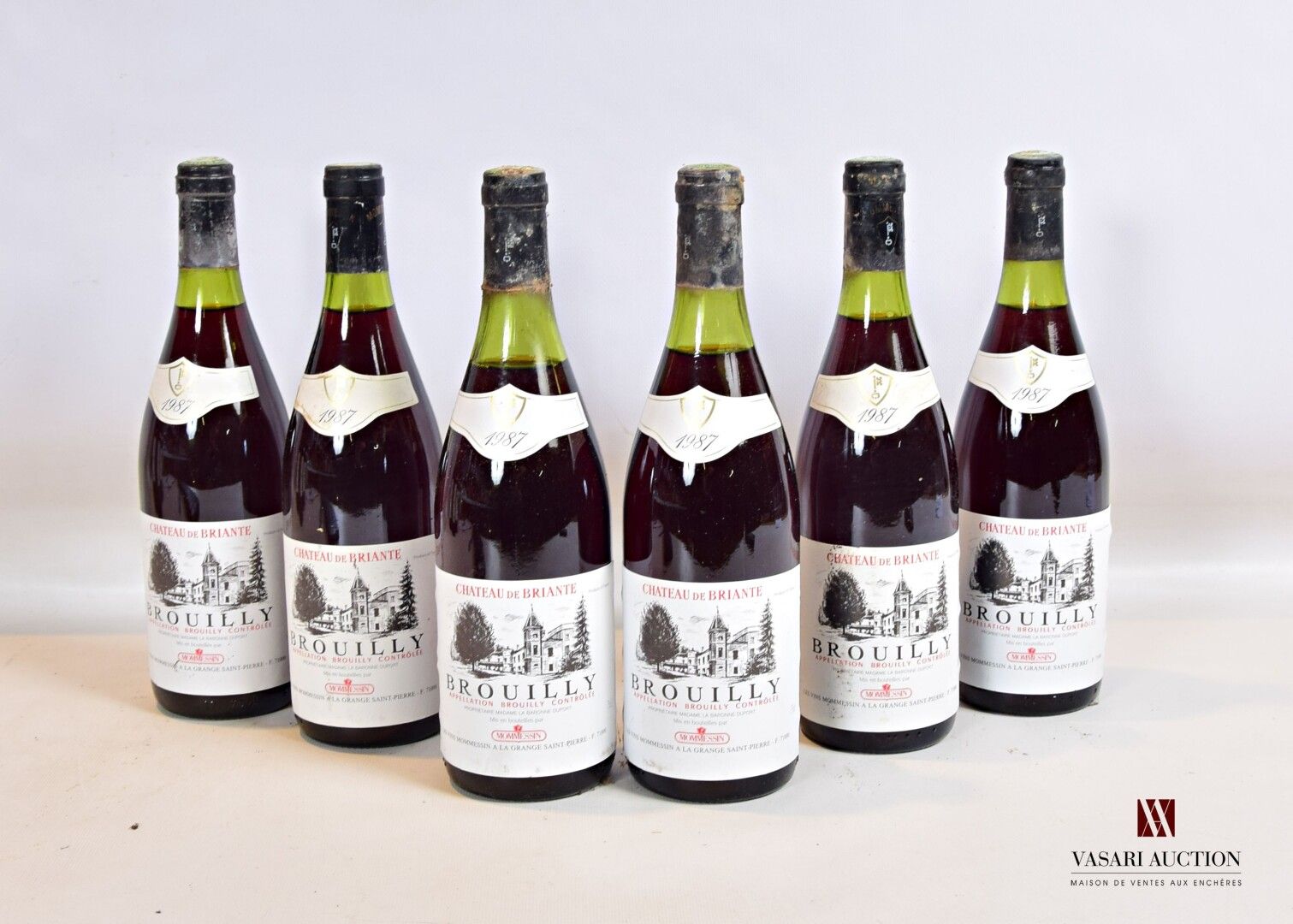 Null 6 bottiglie BROUILLY Château de Briante mise Mommessin neg. 1987

	Appena m&hellip;