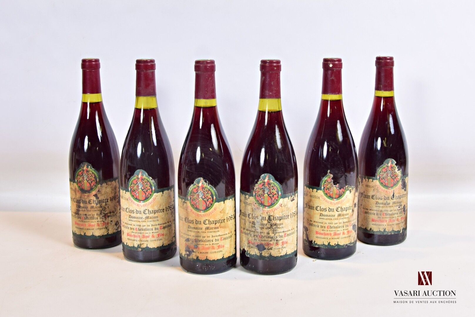 Null 6 bouteilles	FIXIN Clos du Chapitre Domaine Marion mise Bouchard Ainé & Fil&hellip;