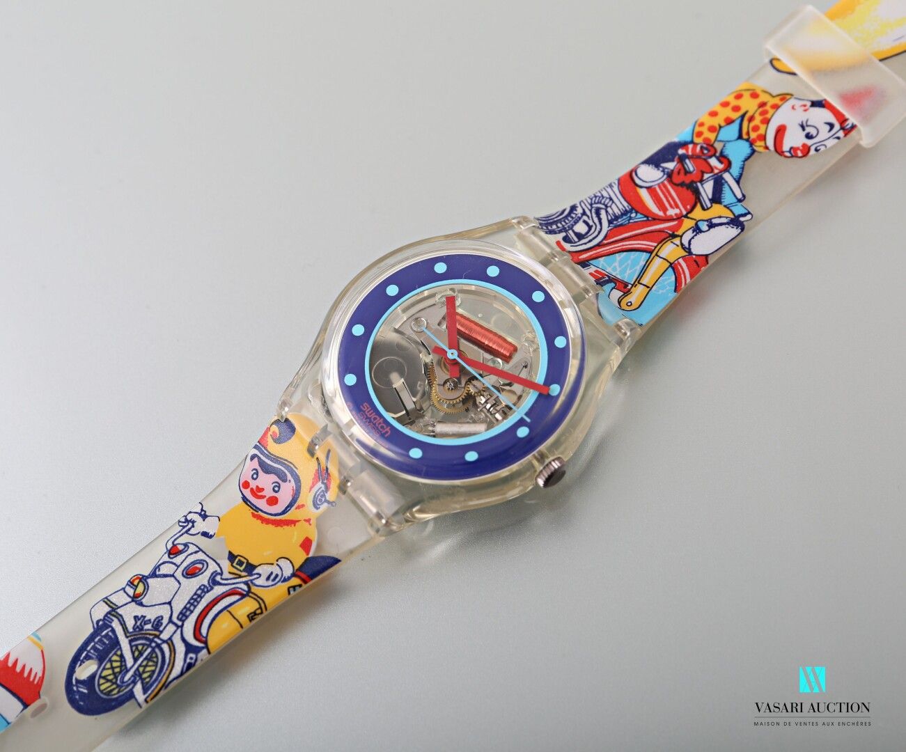 Null SWATCH - TIN TOY - 1993

Plastic case and bracelet.

Movement with quartz.
&hellip;