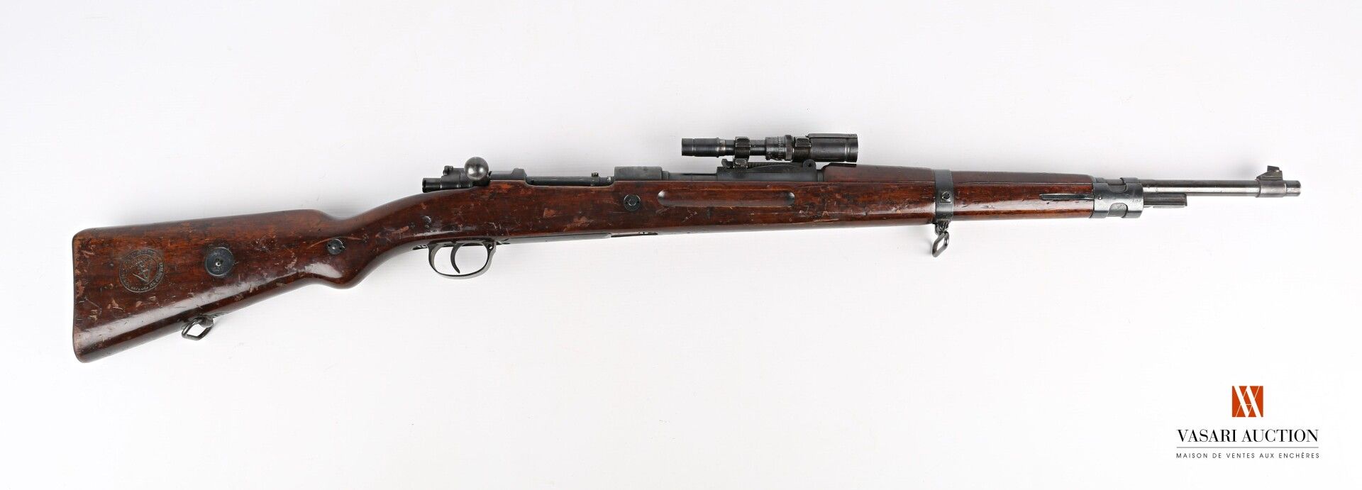Null Tschechoslowakisches Mauser-Gewehr Modell CZ.24, umgebaut zu einem einschüs&hellip;