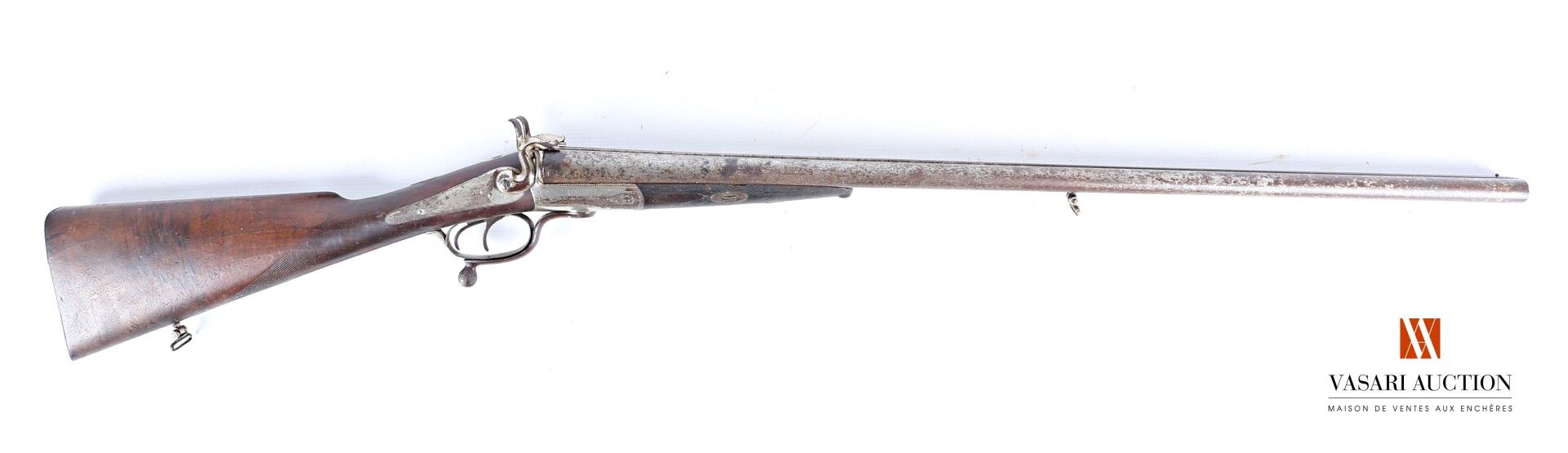 Null Fusil de chasse à broche calibre 16, canons en table de 75 cm, ouverture pa&hellip;