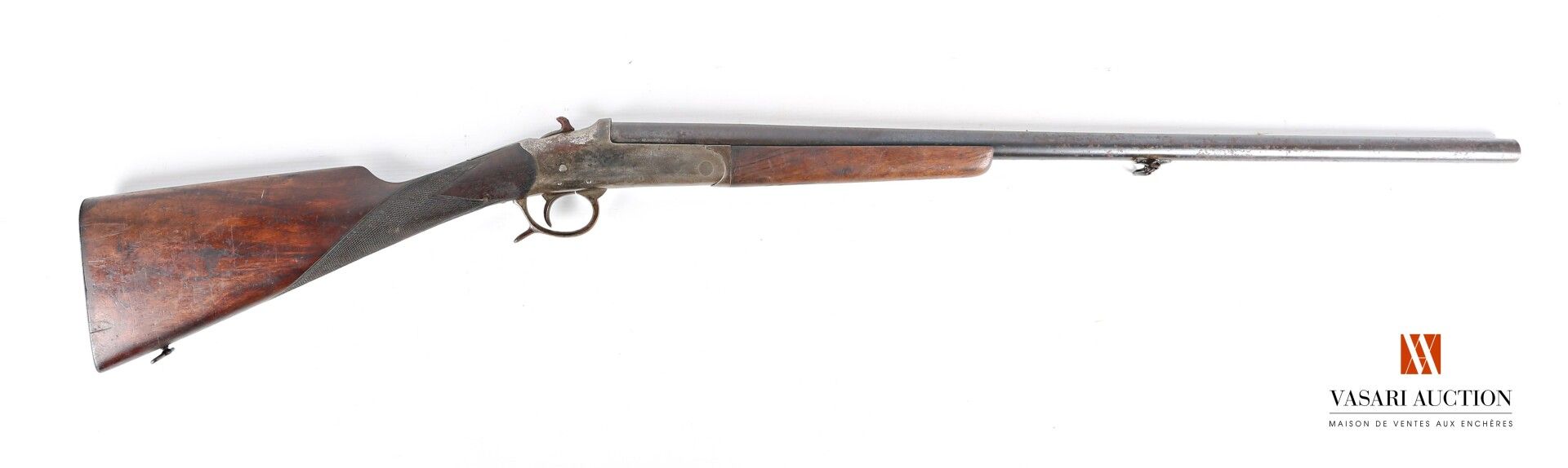 Null Single barrel folding shotgun with external hammer, handcrafted in Saint-Et&hellip;