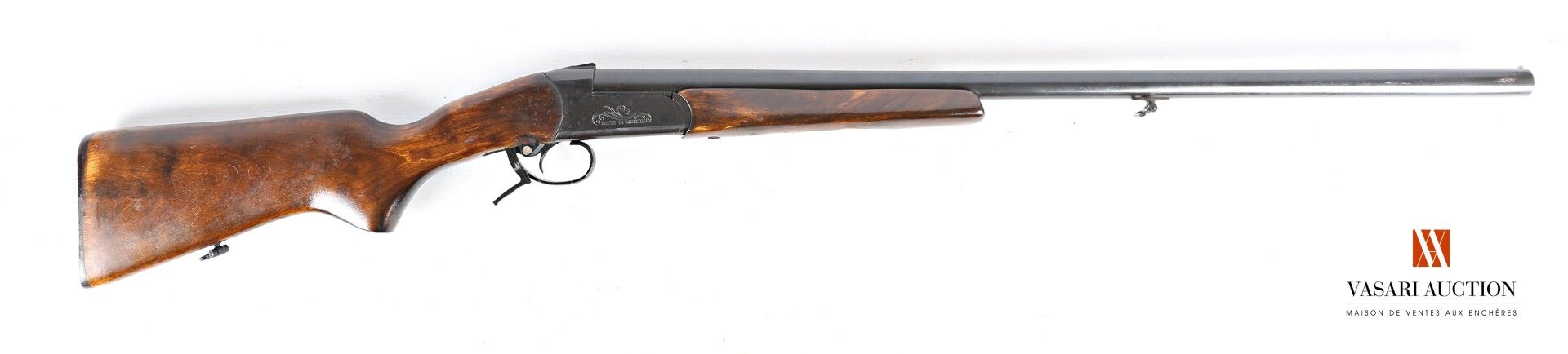 Null 单管折叠式霰弹枪贝加尔型号18 M-M，口径12-76，镜面枪管72.5厘米，前面有Galand槽，手枪握把36.5厘米，有使用过的痕迹，否则BE-T&hellip;