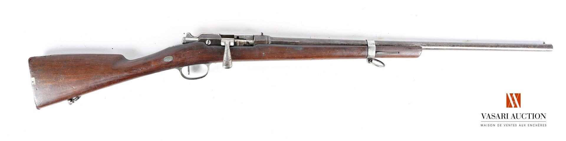 Null 1866-74型转型狩猎用GRAS步枪，外壳标有Manufacture Impériale St Etienne Mle 1866-74，枪管66厘米&hellip;