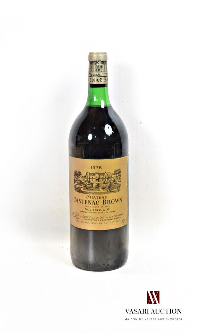 Null 1 magnum Château CANTENAC BROWN Margaux GCC 1978

	And. A little stained. N&hellip;