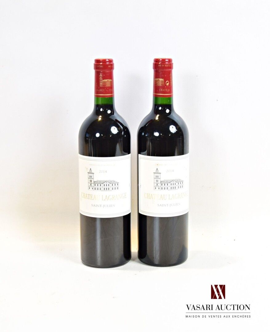 Null 2 bottles Château LAGRANGE St Julien GCC 2014

	And. Stained. N: half neck.