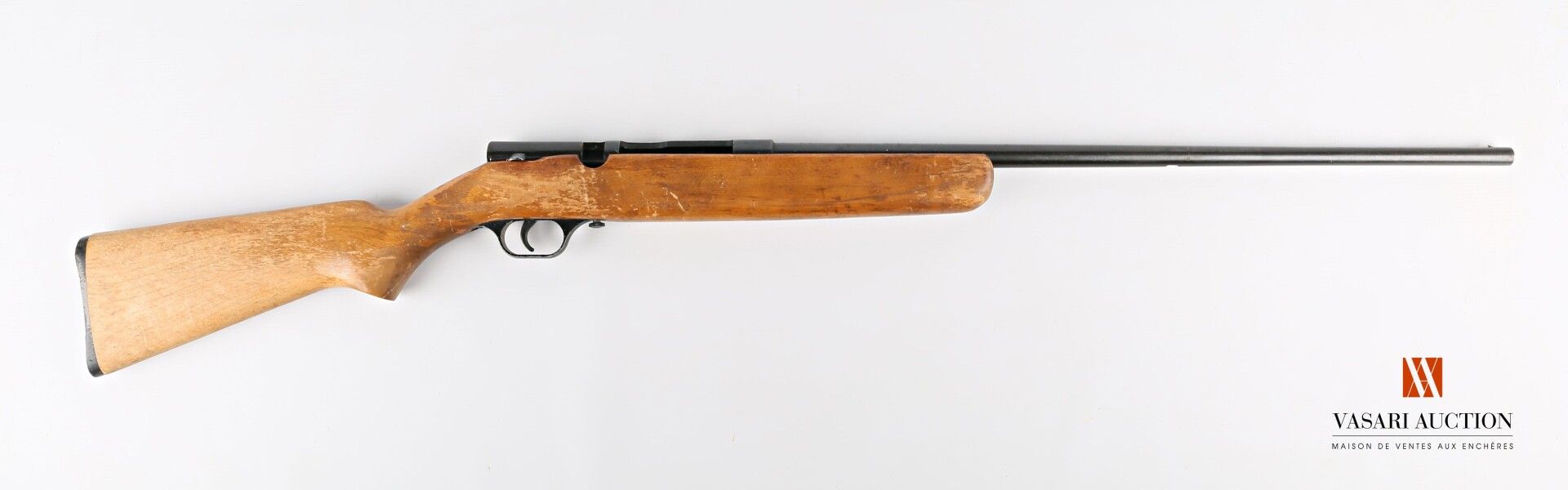 Null STEVENS Savage Arms美国59A型猎枪，62厘米枪管，口径410/76毫米，上蜡木质枪托，后膛缺失，磨损，氧化，不完整，长度114厘米&hellip;